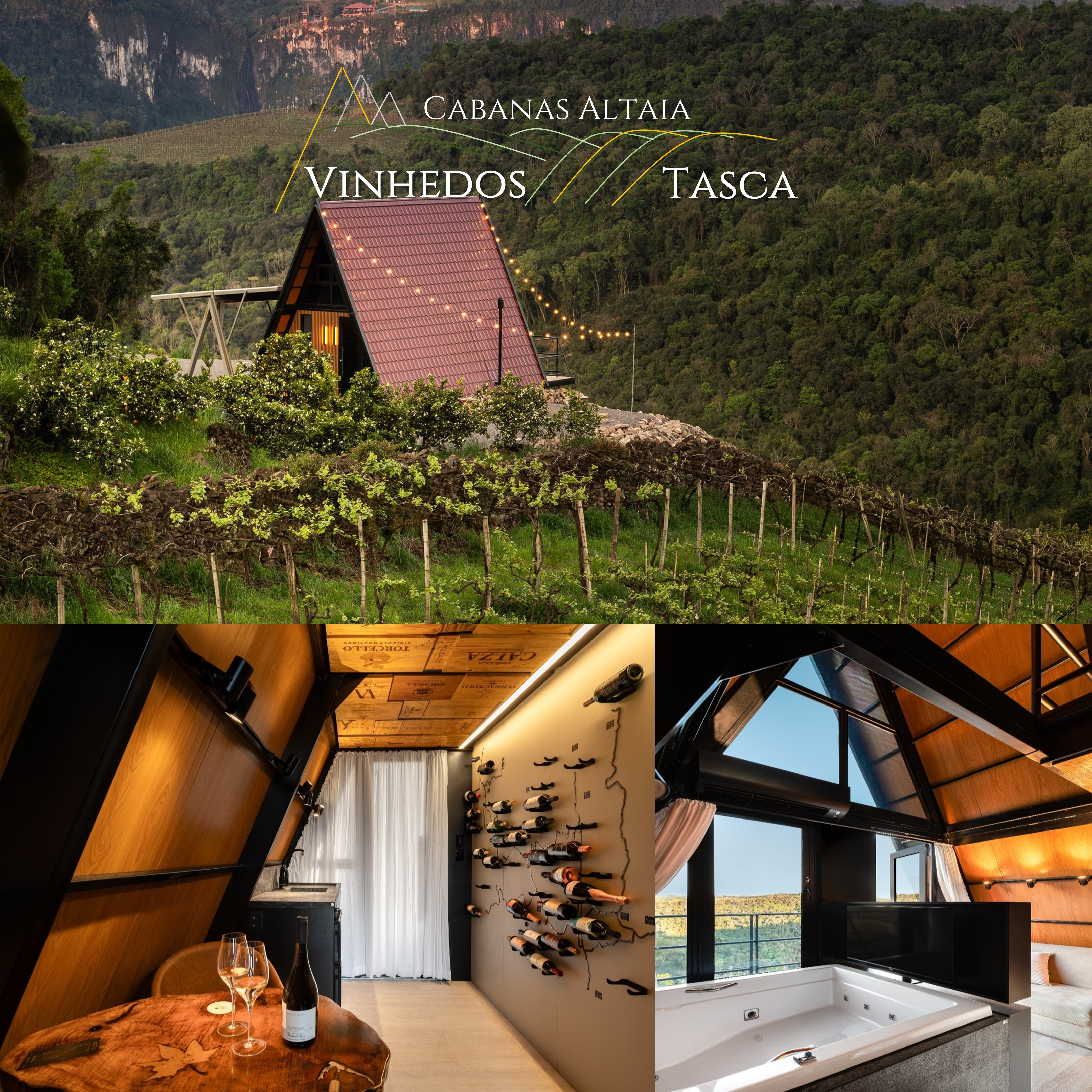 Cabanas Altaia Vinhedos Tasca 